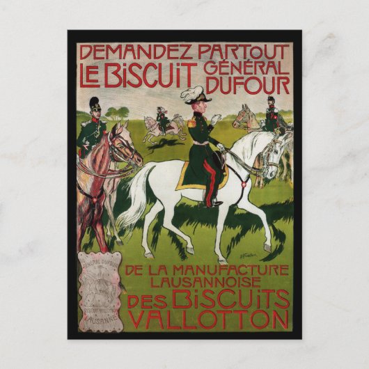 General Dufour Mehl Biscuit 1899 Postkarte (Vorderseite)