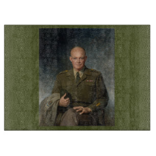 General Dwight Eisenhower 5-Sterne-Gemäldeporträt Schneidebrett