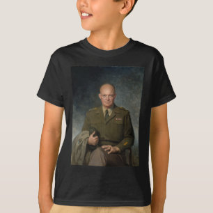 General Dwight Eisenhower 5-Sterne-Gemäldeporträt T-Shirt