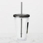 General Dwight Eisenhower 5-Sterne-Portrait Acryltrinkbecher (Rechts)