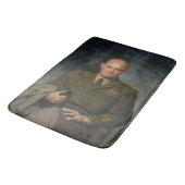 General Dwight Eisenhower 5-Sterne-Portrait Badematte (Schrägansicht)