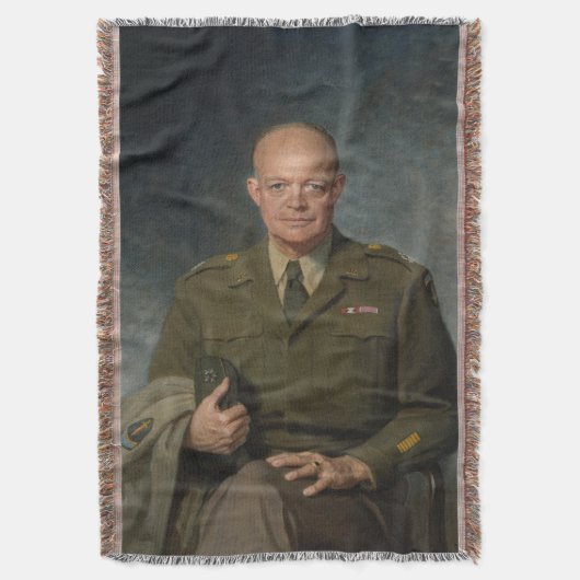 General Dwight Eisenhower 5-Sterne-Portrait Decke (Vorderseite Vertikal)