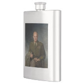 General Dwight Eisenhower 5-Sterne-Portrait Flachmann (Links)