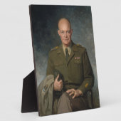 General Dwight Eisenhower 5-Sterne-Portrait Fotoplatte (Seite)