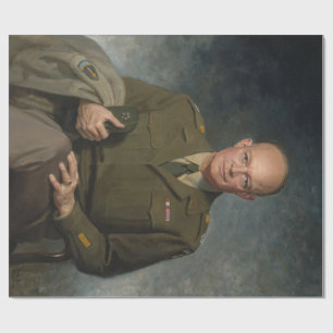 General Dwight Eisenhower 5-Sterne-Portrait Geschenkpapier