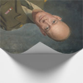 General Dwight Eisenhower 5-Sterne-Portrait Geschenkpapier (Ecke)