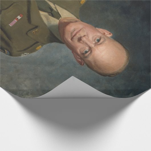 General Dwight Eisenhower 5-Sterne-Portrait Geschenkpapier (Ecke)