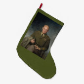 General Dwight Eisenhower 5-Sterne-Portrait Großer Weihnachtsstrumpf (Vorderansicht (hängend))