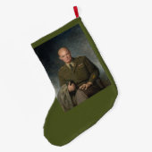 General Dwight Eisenhower 5-Sterne-Portrait Großer Weihnachtsstrumpf (Rückseite (Hängend))