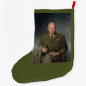 General Dwight Eisenhower 5-Sterne-Portrait Großer Weihnachtsstrumpf (Rückseite)