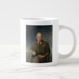 General Dwight Eisenhower 5-Sterne-Portrait Jumbo-Tasse