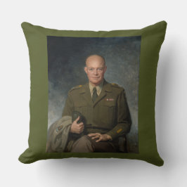 General Dwight Eisenhower 5-Sterne-Portrait Kissen