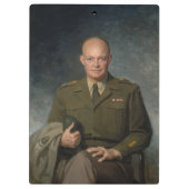 General Dwight Eisenhower 5-Sterne-Portrait Klemmbrett (Rückseite)