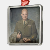 General Dwight Eisenhower 5-Sterne-Portrait Ornament Aus Metall (Links)