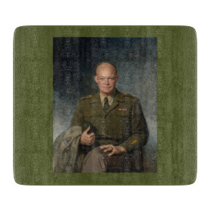 General Dwight Eisenhower 5-Sterne-Portrait Schneidebrett
