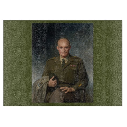 General Dwight Eisenhower 5-Sterne-Portrait Schneidebrett (Vorderseite)
