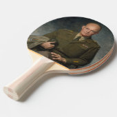 General Dwight Eisenhower 5-Sterne-Portrait Tischtennis Schläger (Vorderseite)