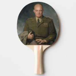 General Dwight Eisenhower 5-Sterne-Portrait Tischtennis Schläger