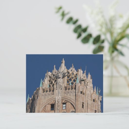 General Electric Gebäude Postkarte (Stehend Vorderseite)