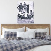 General George A. Custer (1839-76) mit seinem Indi Leinwanddruck (Insitu (Schlafzimmer))