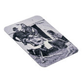 General George A. Custer (1839-76) mit seinem Indi Magnet (Rechte Seite)