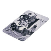 General George A. Custer (1839-76) mit seinem Indi Magnet (Linke Seite)