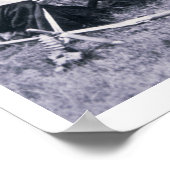 General George A. Custer (1839-76) mit seinem Indi Poster (Ecke)