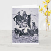 General George A. Custer (1839-76) mit seinem Karte (Gelbe Blume)