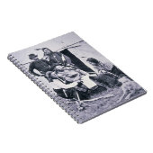 General George A. Custer (1839-76) mit seinem Notizblock (Rechte Seite)