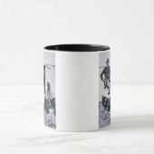 General George A. Custer (1839-76) mit seinem Tasse (Zentrum)