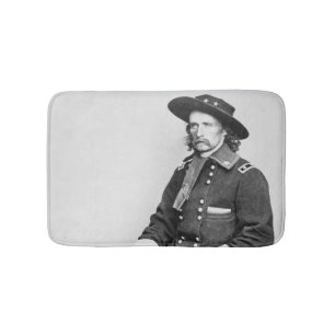 General George A. Custer (b/w Foto) Badematte