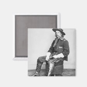 General George A. Custer (b/w-Foto) Magnet (Vorderseite/Rückseite)
