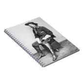 General George A. Custer (b/w Foto) Notizblock (Rechte Seite)