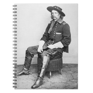 General George A. Custer (b/w Foto) Notizblock