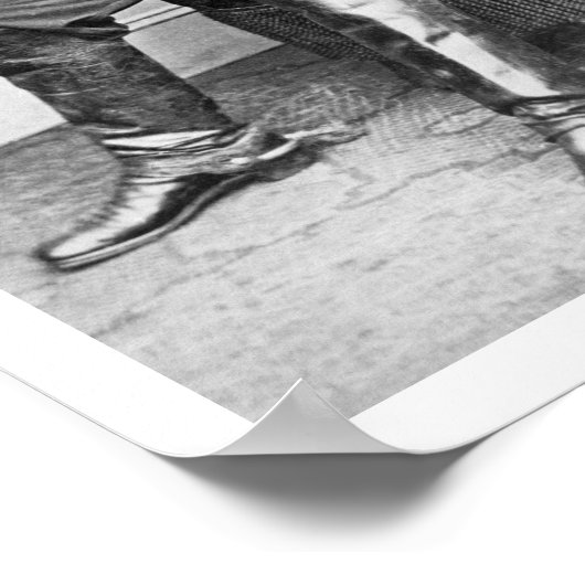 General George A. Custer (b/w-Foto) Poster (Ecke)