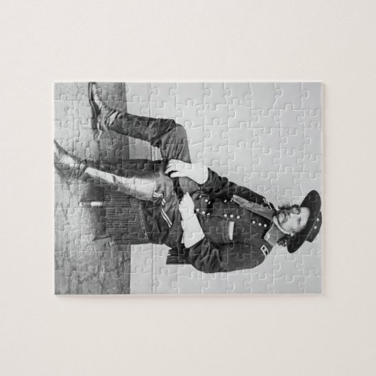 General George A. Custer (b/w Foto) Puzzle (Horizontal)