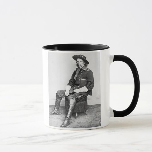 General George A. Custer (b/w Foto) Tasse (Rechts)