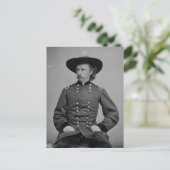 General George Armstrong Custer von Mathew Brady Postkarte (Stehend Vorderseite)