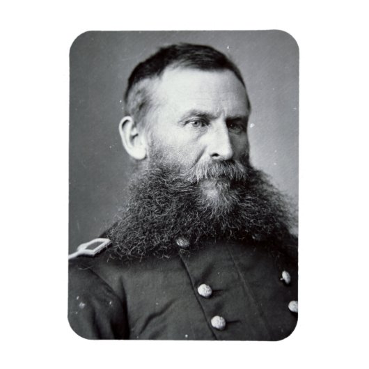General George Crook (b/w Foto) Magnet (Vertikal)