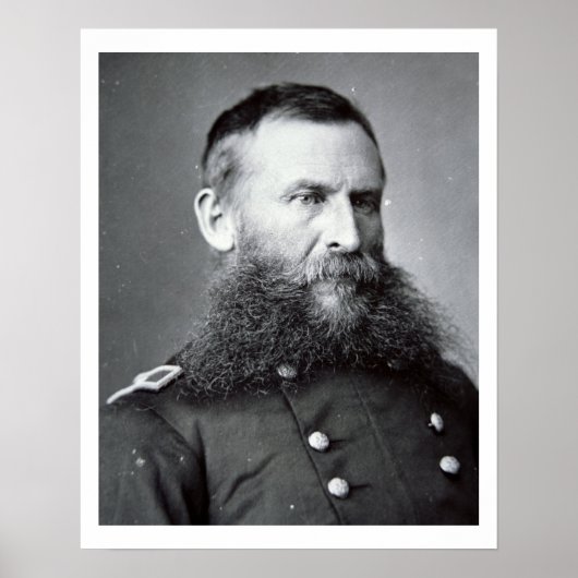 General George Crook (b/w Foto) Poster (Vorne)