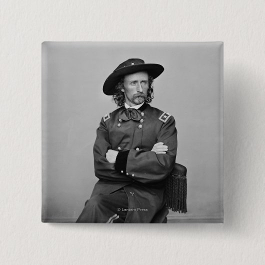 General George Custer 1 Button (Vorderseite)