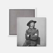 General George Custer 1 Magnet (Vorderseite/Rückseite)