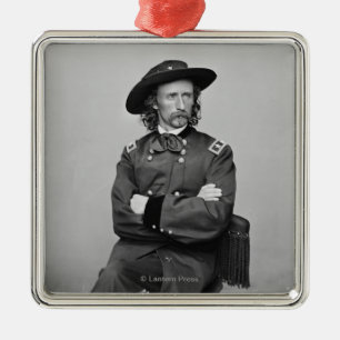 General George Custer 1 Ornament Aus Metall
