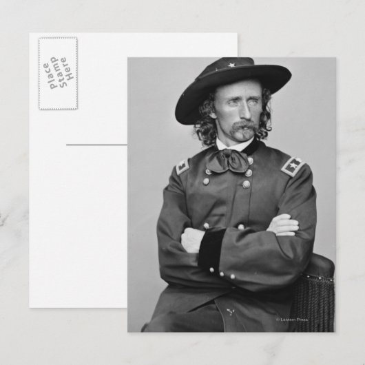 General George Custer 1 Postkarte (Vorne/Hinten)
