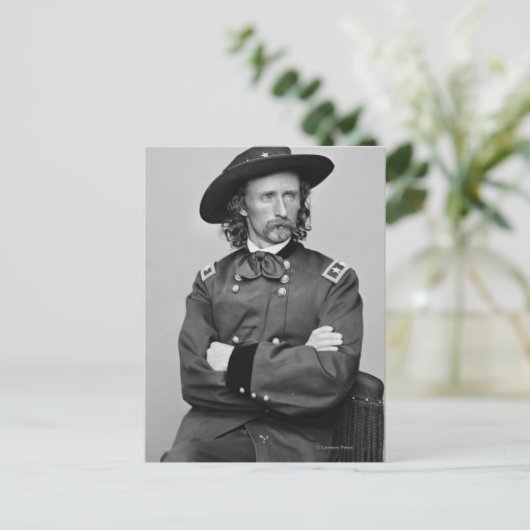 General George Custer 1 Postkarte (Stehend Vorderseite)