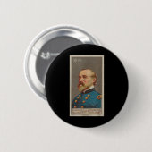 General George Meade Portrait (1888) Button (Vorne & Hinten)