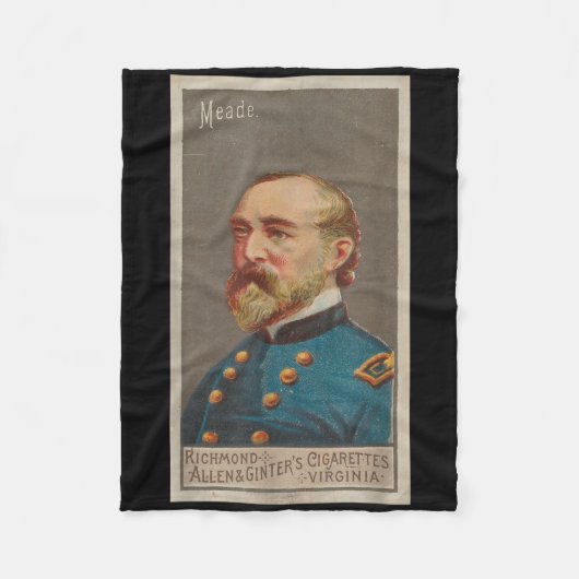 General George Meade Portrait (1888) Fleecedecke (Vorderseite)