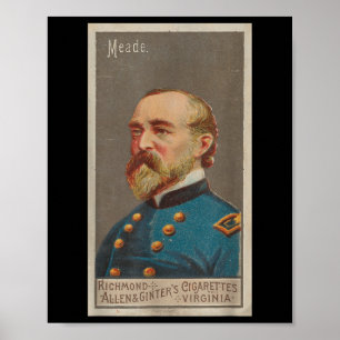 General George Meade Portrait (1888) Poster