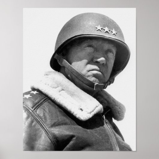 General George Patton — WW2 Poster (Vorne)