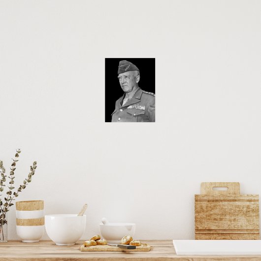 General George S. Patton Poster (Küche)